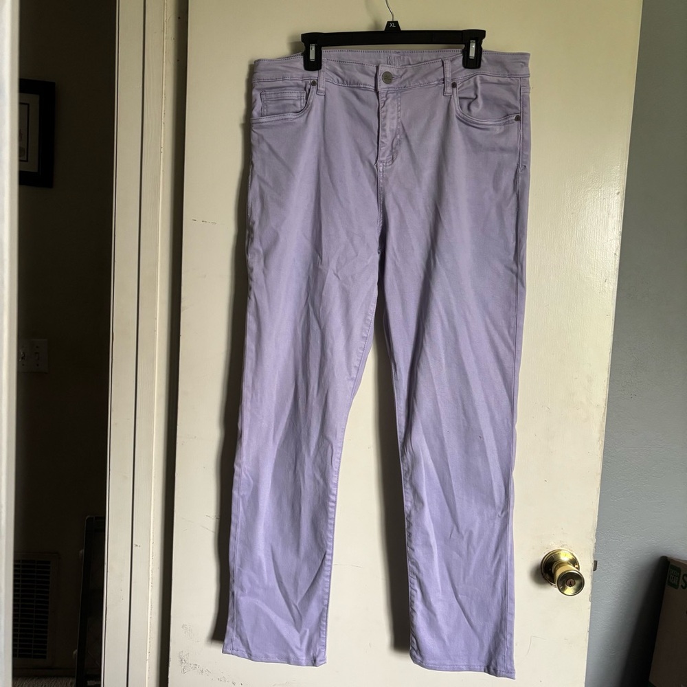 Kut from the Kloth Lavender Straight Leg Jeans